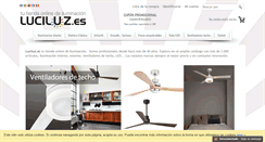 Desktop Screenshot of luciluz.es