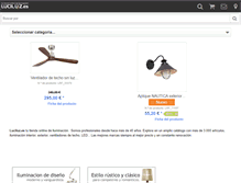Tablet Screenshot of luciluz.es